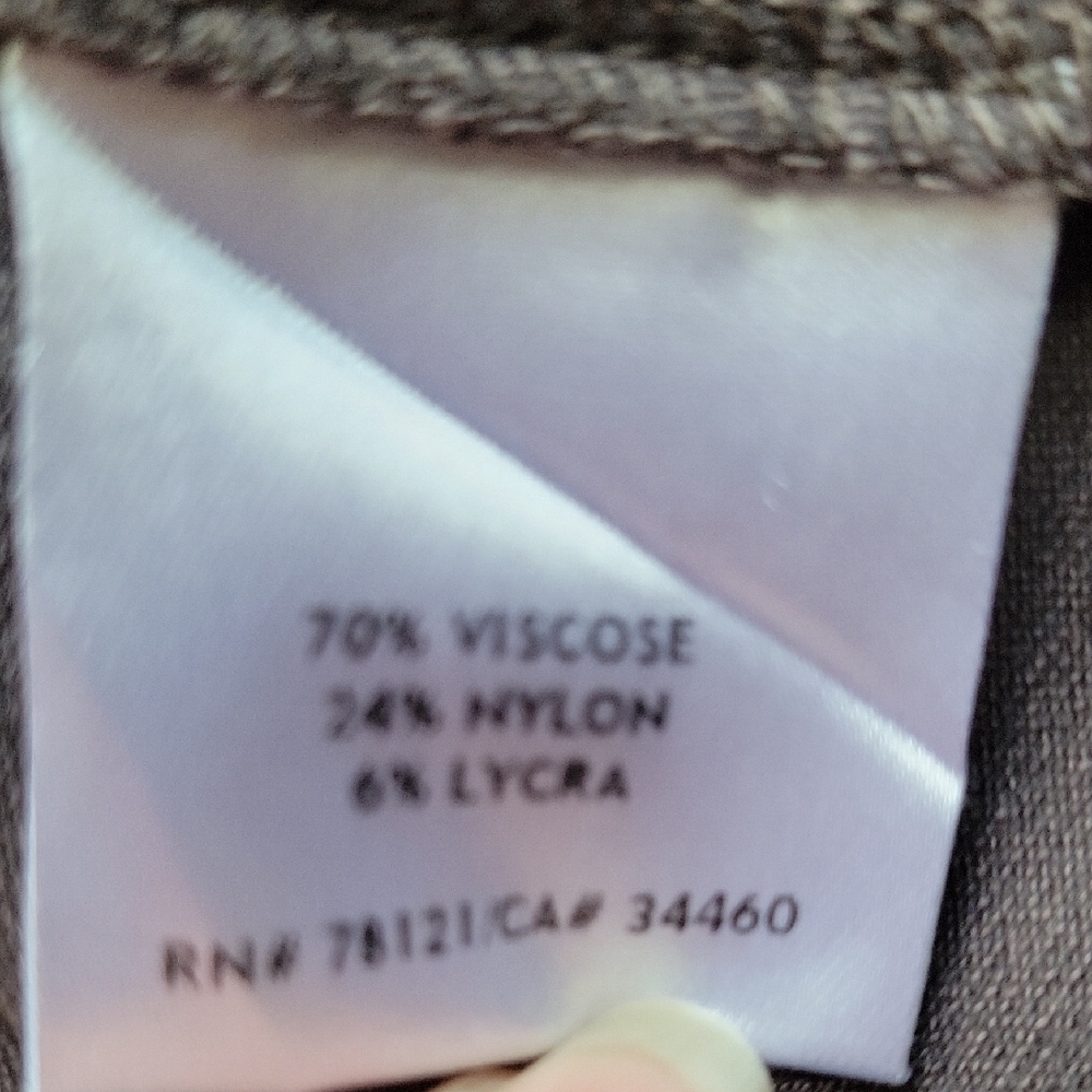 Eileen Fisher Taupe Women's Pants Stretchy - Picture 8 of 8